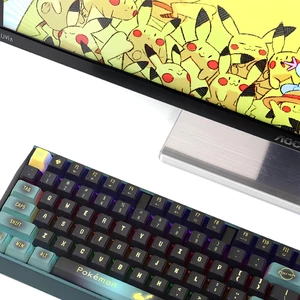 فروش کیبورد مکانیکی گیمینگ بی سیم سه حالته شارژی پوکمون چری