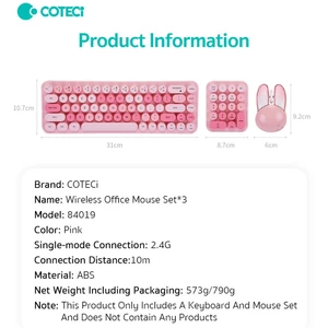 ست موس و کیبورد بی سیم فانتزی کوتسی