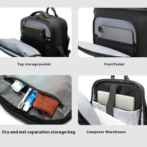 بهترین کوله پشتی مسافرتی لپ تاپ  15.6 با ظرفیت بزرگ 40 لیتر بنج