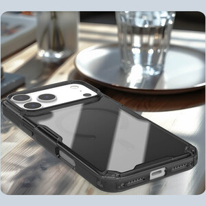 قاب مگنتی شفاف گوشی آیفون 17 پرو مکس نیلکین