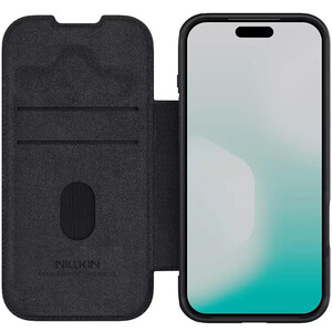 قیمت کاور کلاسوری چرمی آیفون 17 پرومکس نیلکین