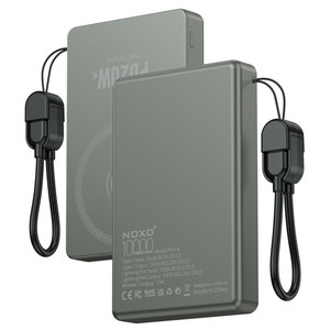 پاوربانک بی سیم 20 وات نوکسو مدل pn6 PD Wireless ظرفیت 10000 میلی‌آمپر ساعت