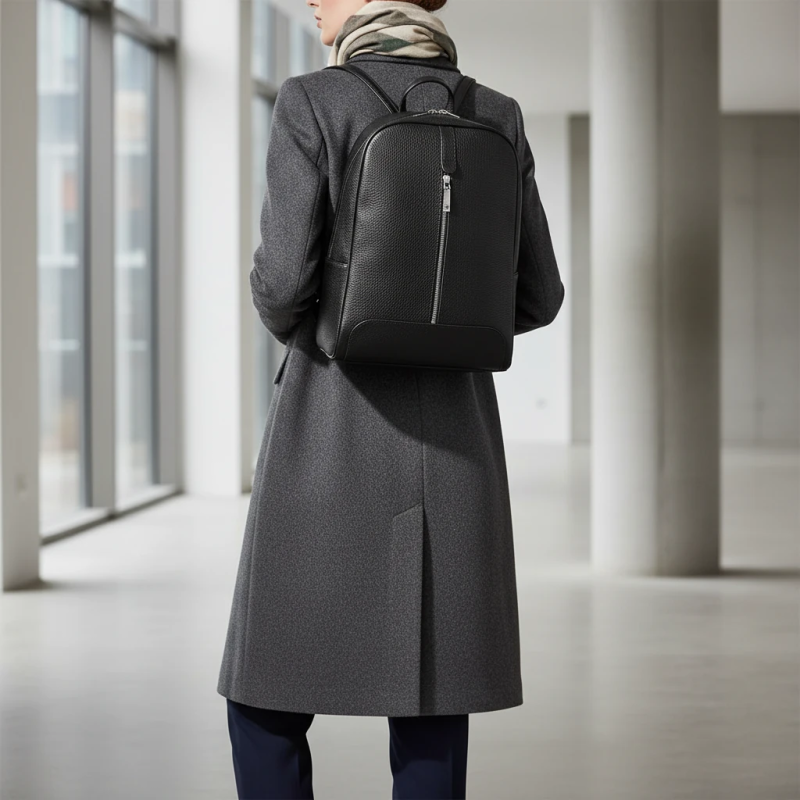 کوله پشتی چرم طبیعی آریسا