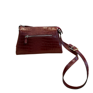 کیف زنانه ماربل قرمز مارون