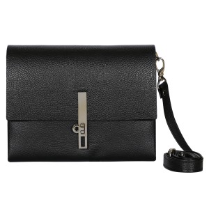 کیف دوشی نیلا چرم طبیعی