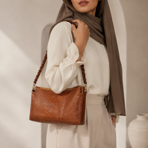 کیف دستی زنانه چرم طبیعی مدل پرستو