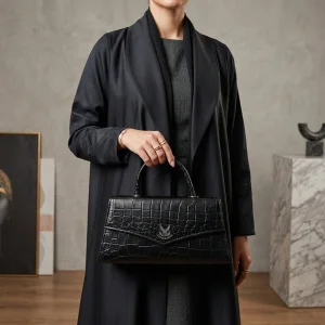 کیف دستی زنانه چرم طبیعی مدل النا