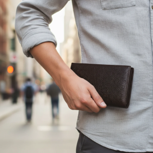 کیف کتی چرم طبیعی مدل آروان