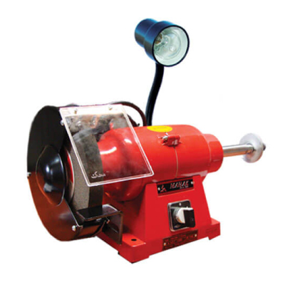 سنگ پرداخت رومیزی سه فاز محک مدل PGD 200-3/1 L (چراغ دار)