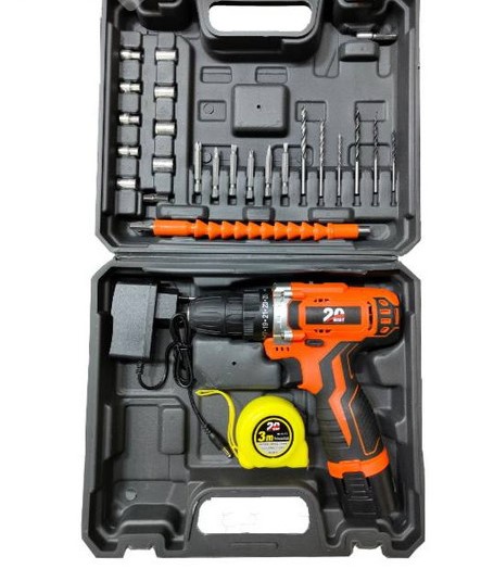 دریل دو سرعته 25 پارچه بیست (DC12)