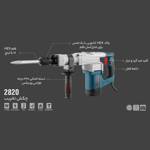 چکش تخریب رونیکس مدل 2820
