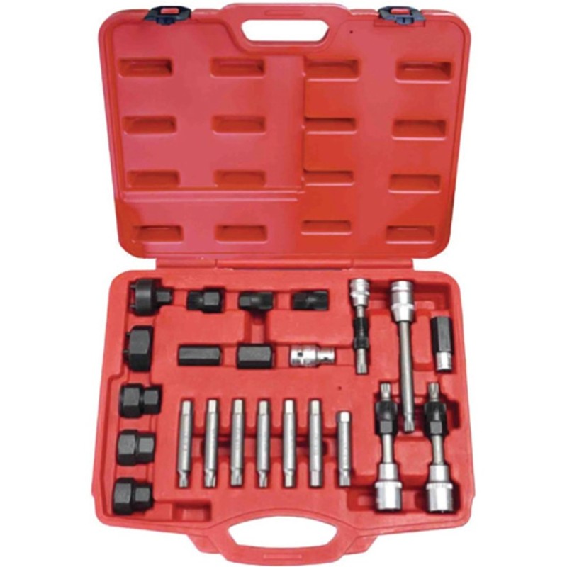 کیت 24 پارچه تعمیر دینام و کمپرسور کولر LK کد D2001