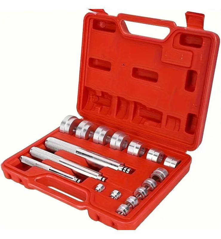 کیت 17 پارچه کاسه نمد و کنس جا زن بلبرینگ سایز 10تا 42 الکا تولز LKTOOLS مدل J1041