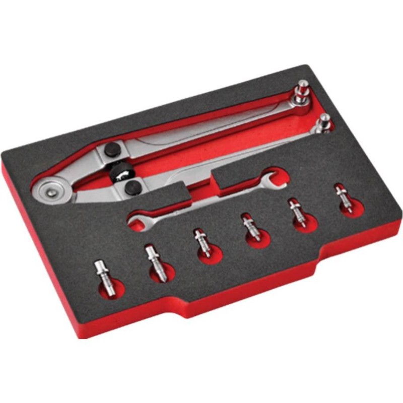 کیت آچار پین پرگاری ۲.۵ تا ۹ میلی‌متر LK کد A2268D