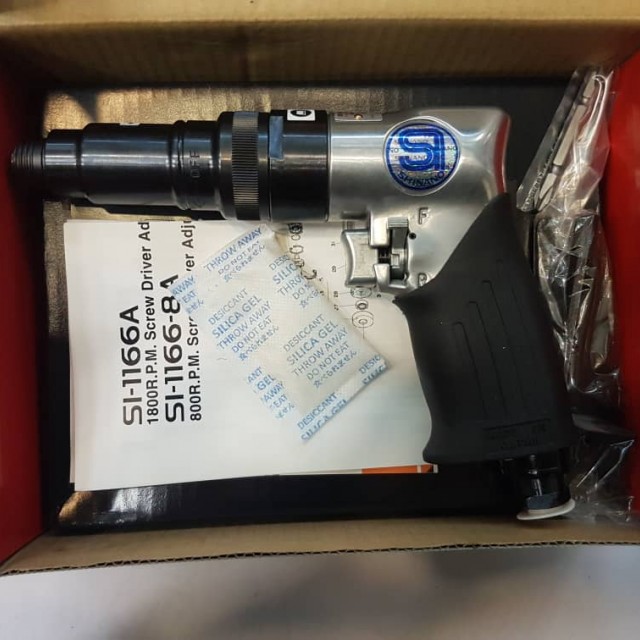 پیچ گوشتی بادی هفتیری کلاچ دار برند شینانو مدل SI-1166A