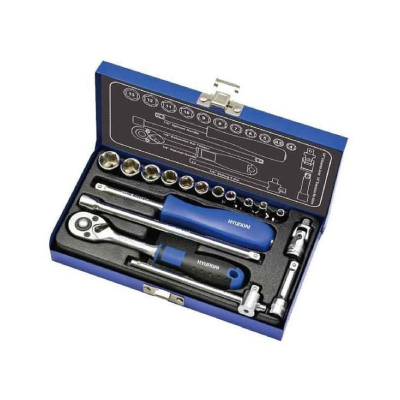 جعبه بکس هیوندای 17 پارچه 1/4 اینچ مدل SS-1417