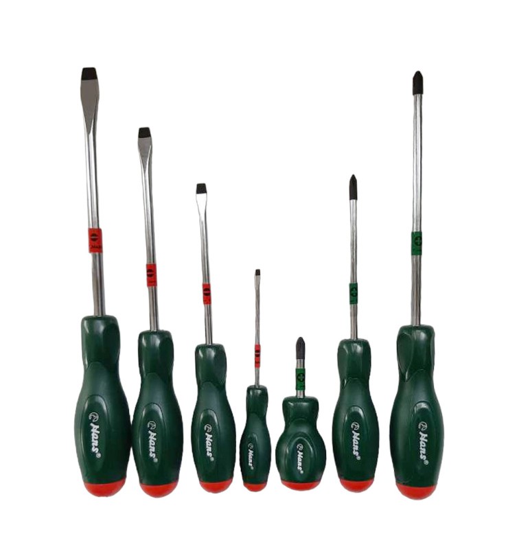 ست پیچ گوشتی 7 عددی دوسو و چهارسو هنس HANS مدل 06301-7BG