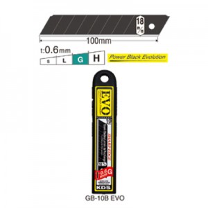 تیغ کاتر برند کی دی اس سری EVO بسته 10 عددی مدل GB-10B