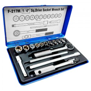 مجموعه 17 عددی آچار و سری بکس فلگ ژاپن مدل Flag - F217M