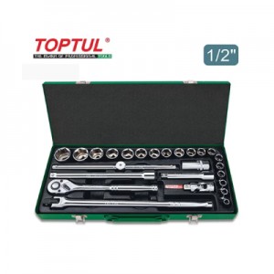 جعبه بکس اینچی 26 پارچه 6 پر درایو 1/2 تاپ تول GCAD2513