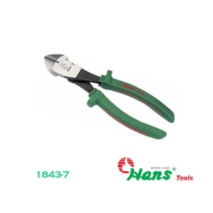 انبر سیم چین کله گاوی سایز 7 اینچ فشارقوی هنس HANS مدل 1843-7