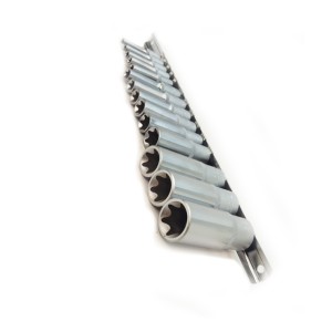 ست بکس بلند ریلی 14 عددی E درایو 1/2 - 3/8 - 1/4 هنس HANS مدل 56314E