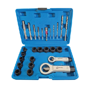 مجموعه 26 عددی کیت درآر انواع پیچ و مهره شکسته، هرز و گرد شده آاس تول AS TOOL مدل AS26