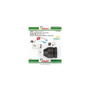تبدیل بکس درایو 3/4 به 1/2با مغری قابل تعویض و یدک هنس HANS مدل 86884