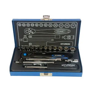 جعبه بکس هیوندای 17 پارچه 1/4 اینچ مدل SS-1417