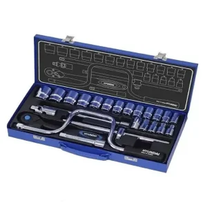 مجموعه 24 عددی سری و آچار بکس هیوندای مدل SS-1224