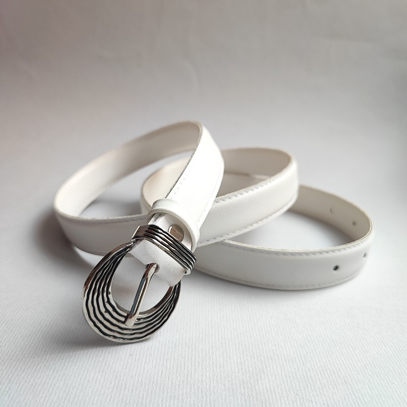 کمربند چرمی سگک مدل دار- BA11