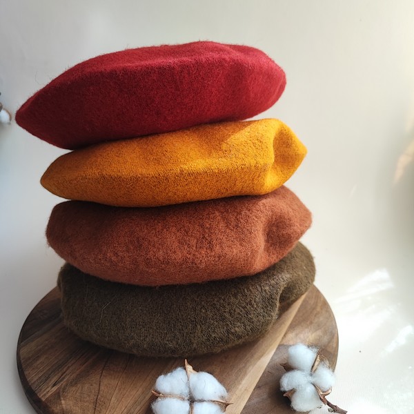 کلاه فرانسوی (برت) پشمی ترک | وارداتی  | باکیفیت عالی