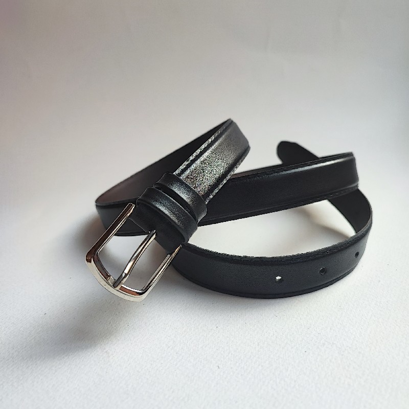 کمربند چرم صنعتی دور دوز عرض 3.5 سانت | مدل شانا