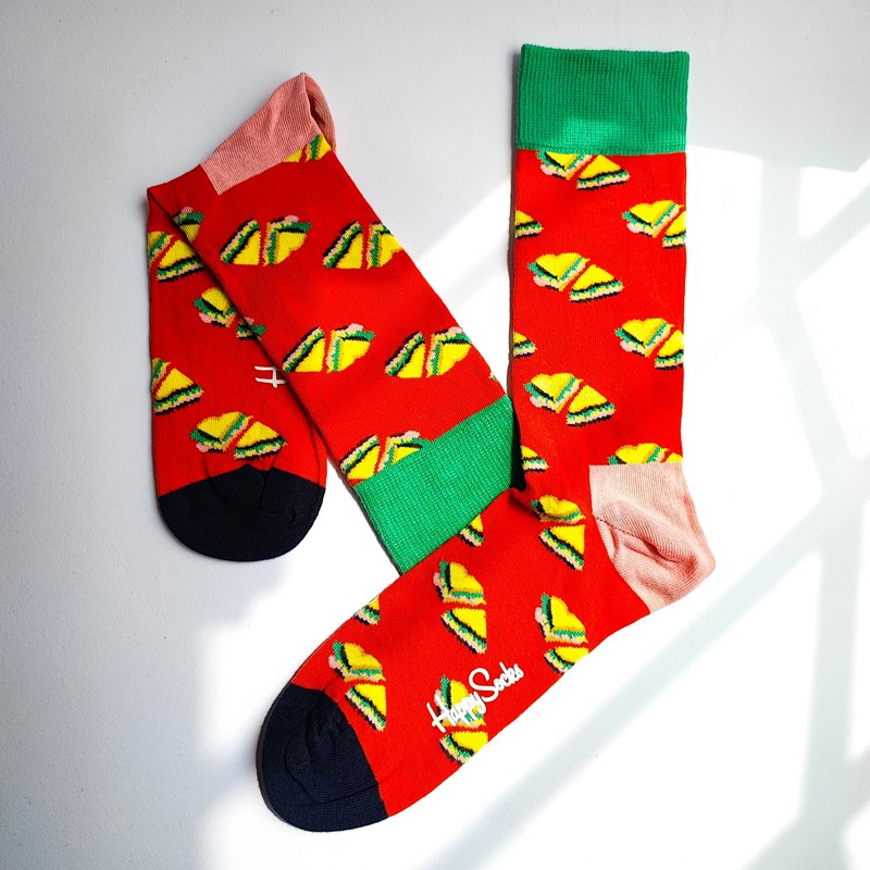 جوراب هپی ساکس طرح اسنک - HAPPY SOCKS