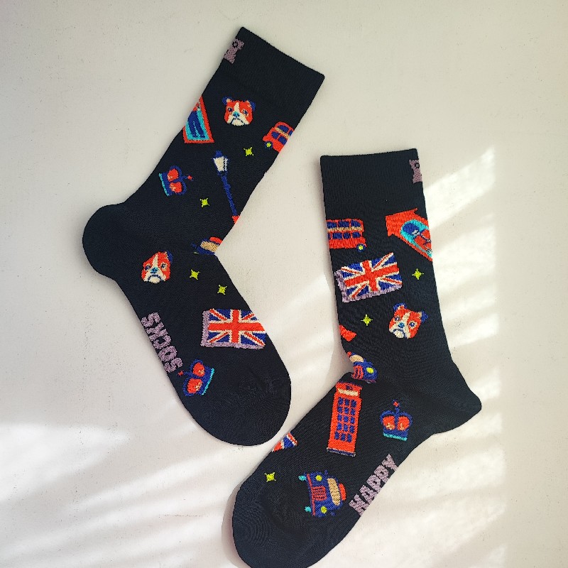 جوراب هپی ساکس طرح انگلستان - HAPPY SOCKS