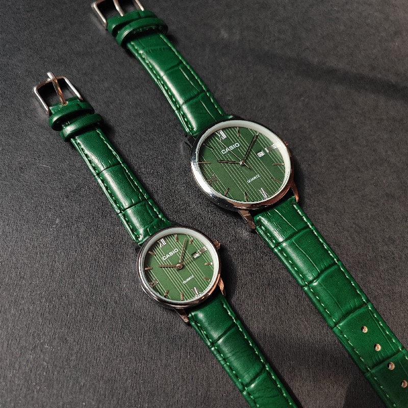 ساعت ست عقربه ای چرمی Casio  (طرح) | متفاوت و با کیفیت