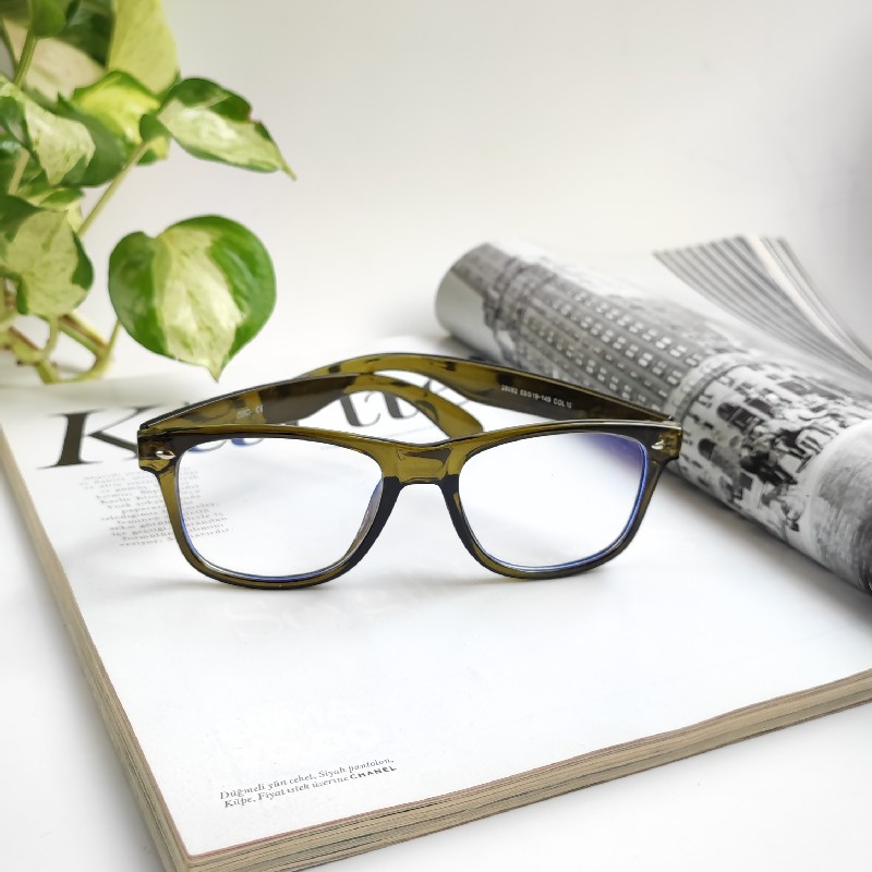 عینک بلوکات  یونیسکس با فریم  مستطیلی ویفرر (wayfarer)