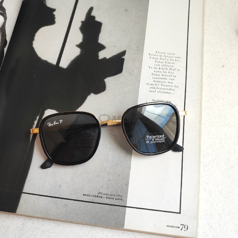 عینک آفتابی پلاریزه یونیسکس فریم فلزی طرح Ray.Ban