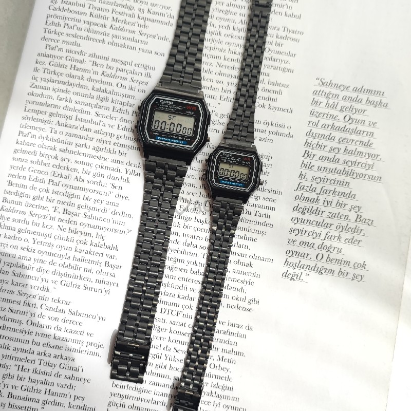ساعت مچی مدل نوستالژی مشکی مات کاسیو Casio | کاسیونویس