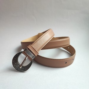 کمربند چرمی سگک مدل دار- BA11