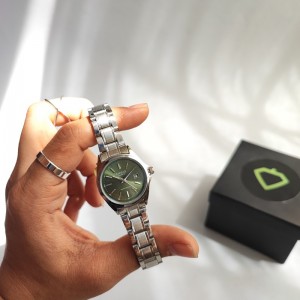 ساعت مچی کلاسیک کاسیو صفحه سبز