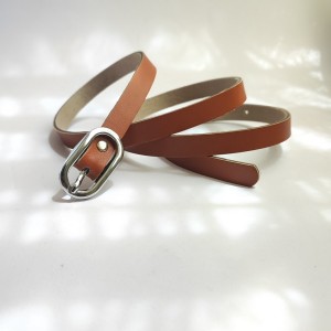 کمربند باریک چرمی زنانه