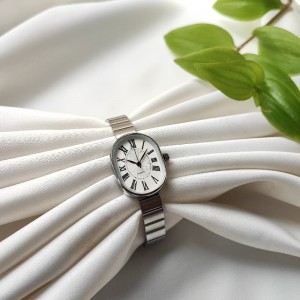 ساعت مچی زنانه بیضی سیلور | عدد یونانی