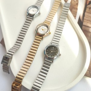 ساعت مچی زنانه گرد کوچک نایدو Naidu | بند ریلی شیک