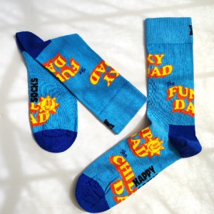 جوراب هپی ساکس طرح پدر بامزه (FUNNY DAD) - HAPPY SOCKS