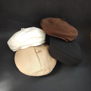 کلاه فرانسوی (برت)  کتان یونیسکس وارداتی | چهار فصل