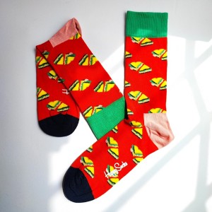 جوراب هپی ساکس طرح اسنک - HAPPY SOCKS