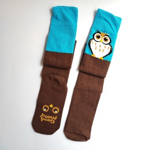 جوراب زنانه ساق بلند تا بالای زانو وارداتی طرح جغد| Blind Box