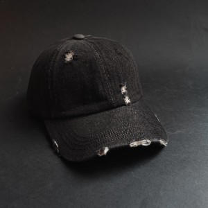 کلاه کپ جین زاپ‌دار وارداتی