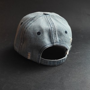 کلاه کپ جین زاپ‌دار وارداتی